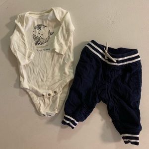 Baby gap outfit winter jogger pants